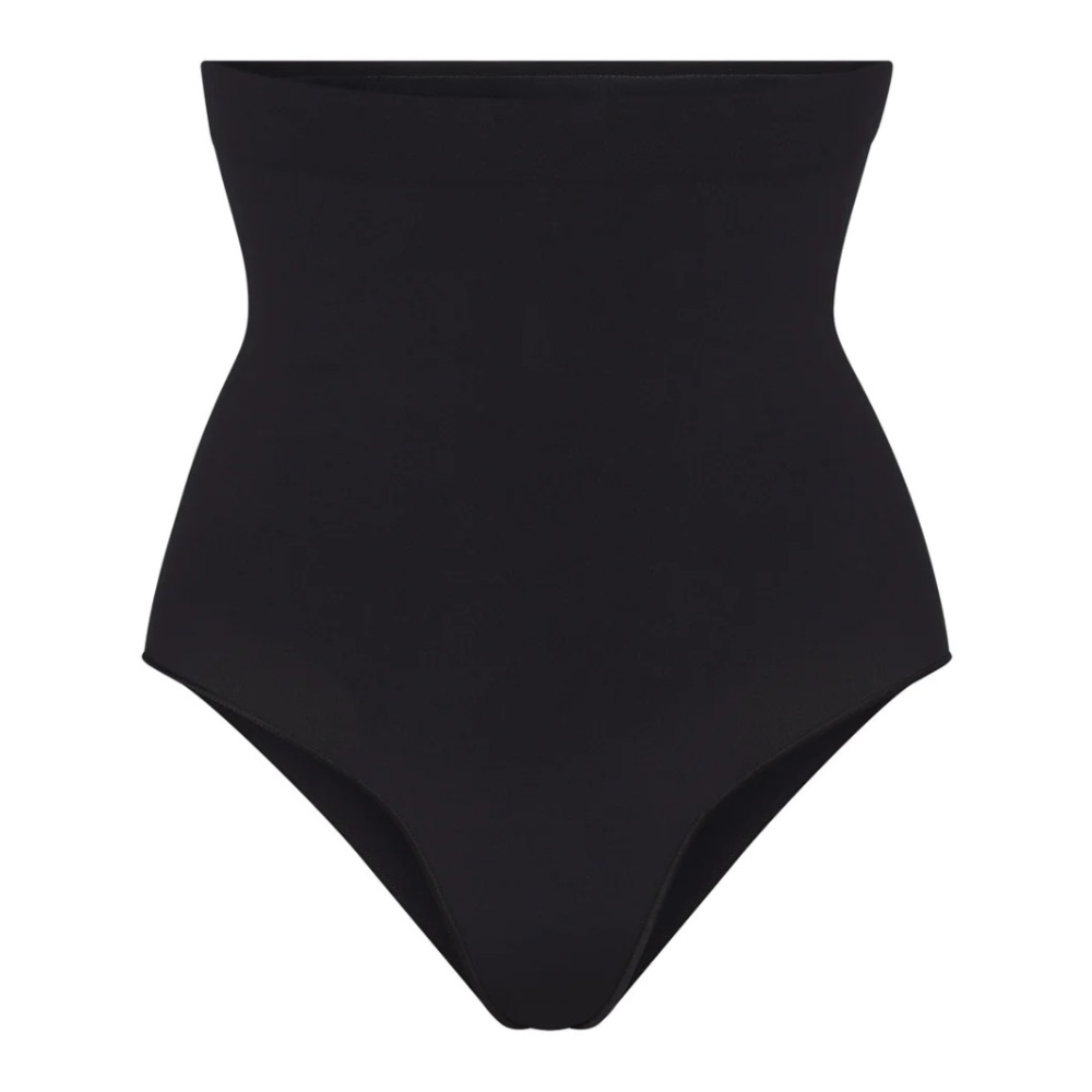 SKIMS Seamless Sculpt High Waist Brief in Onyx